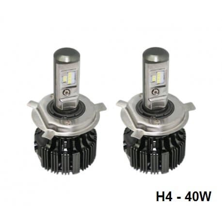 Lâmpada Ultra LED M1 H4 40Watts 6200K Luz Branca