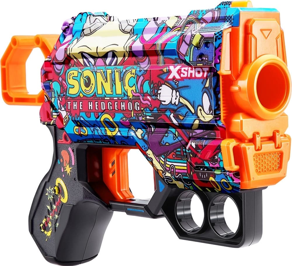 Lançador de Dardos X-Shot Robotnik Sonic The Hedgehog Zuru
