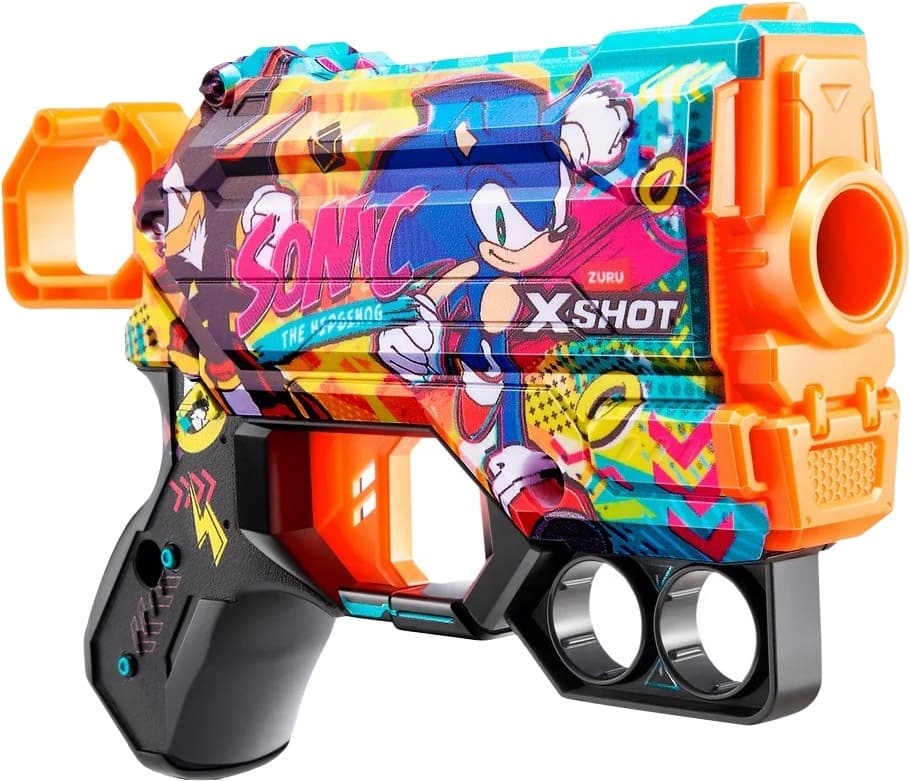 Brinquedo Lançador de Dardos X-Shot Sonic Hyper Spike Zuru