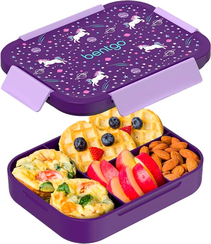 Lancheira Escolar Bentgo Kids Snap & Go Lunch Box Unicornio