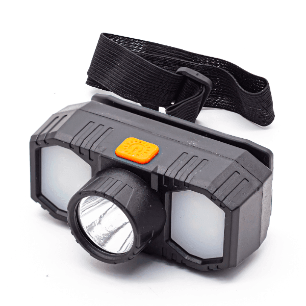 Lanterna de Cabeça LED High Power HeadLamp Zlz155 Recarregável Preto