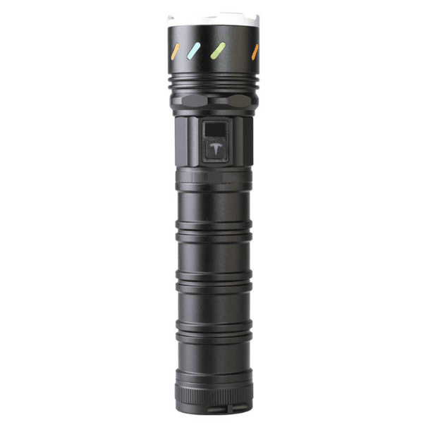 Lanterna LED Flashlight Multi Function X5 18000Mah Recarregável Preto