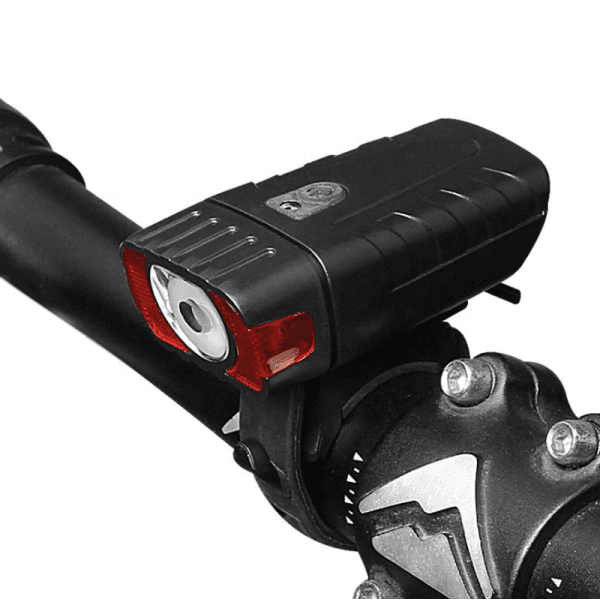 Lanterna para Bike Geral Hj-050 3 Watts USB Headlight com 300 Lumens - Preto
