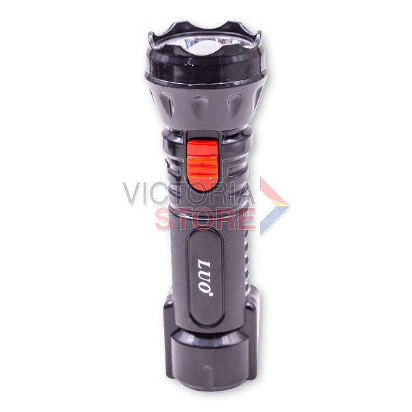 Lanterna Recarregável Luo Lu-315 1W 80M 400Mah 110-220V ~ 50/60Hz Preto