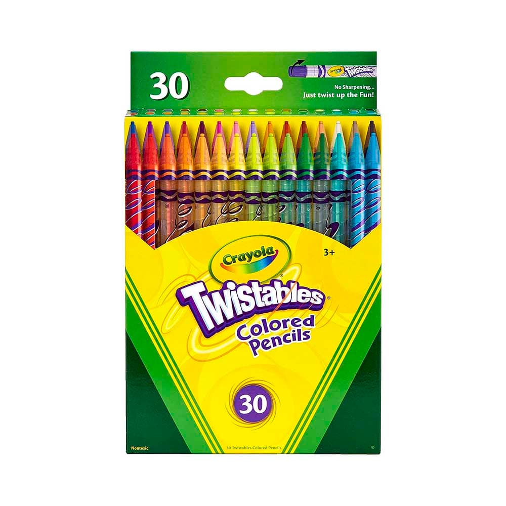 Lápis de Cor Crayola Twistables 30 Unidades