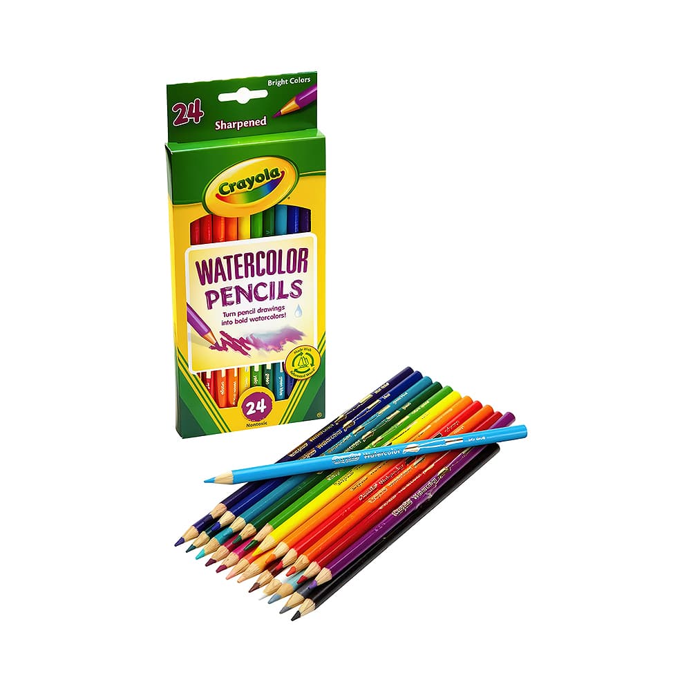 Lápis de Cor Aquarela Crayola Watercolor Pencils 24 Unidades