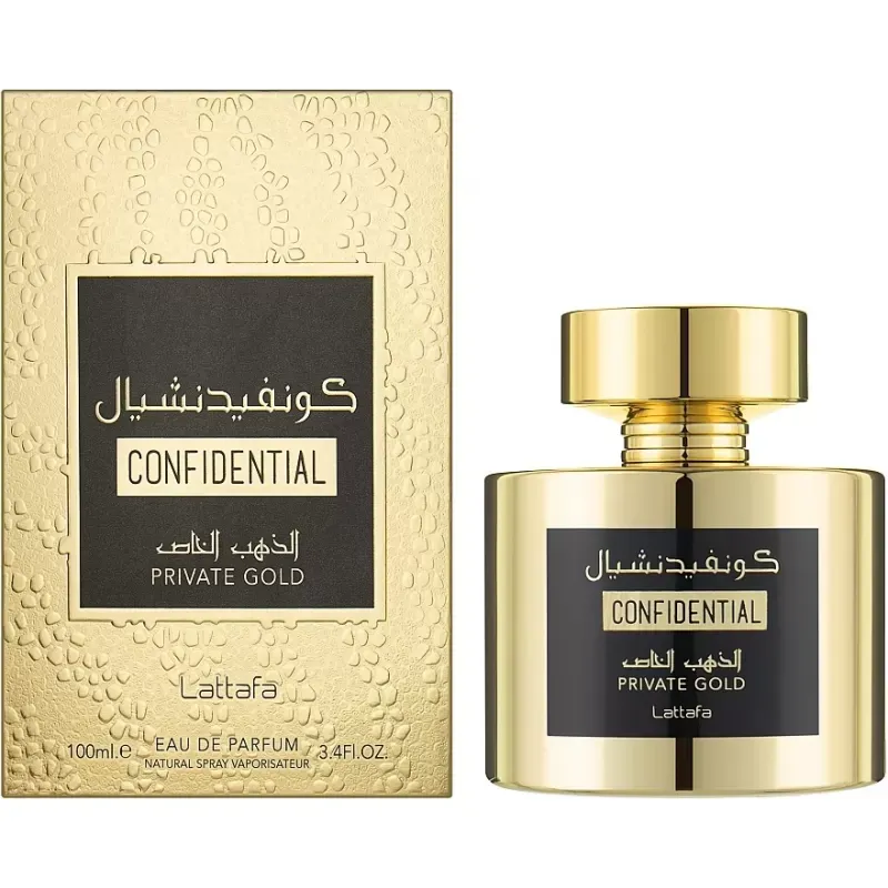 Perfume Lattafa Confidential Private Gold Eau de Parfum 100ml