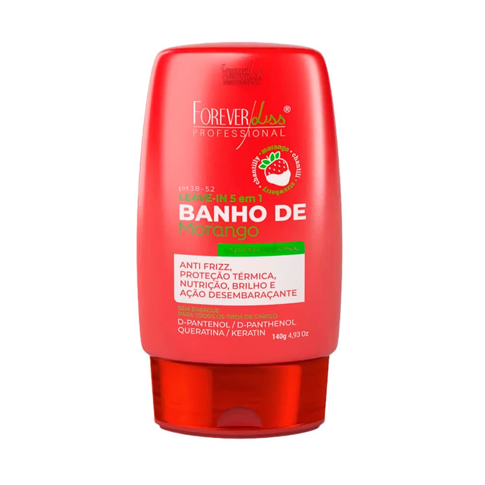 Leave-in Forever Liss Banho de Morango 140GR