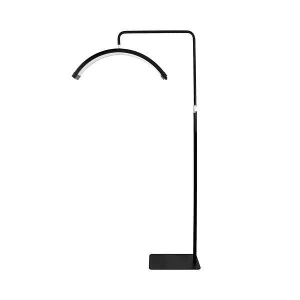 Luminária LED Prosper P-3115 Moon Light Professional Lâmpada Meia Lua Com Controle Remoto 28" Bivolt Preto