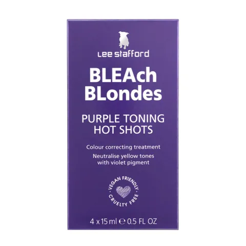 Tratamento Capilar Lee Stafford Bleach Blondes Hot Shots 4X15ML