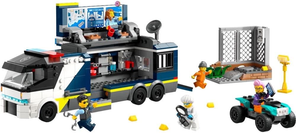 Caminhão Lego City Police Mobile Crime Lab Truck 60418 (674 Peças)