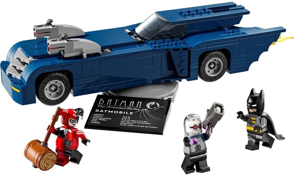 Blocos de Montar Lego Dc Batman com O Batmóvel Vs Harley Quinn e Mr. Freeze - 76274 (435 Peças)