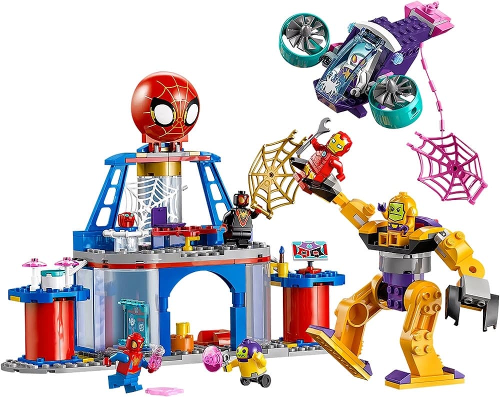 Blocos de Montar Lego Team Spidey Web Spinner Headquarters 10794 (193 Peças)