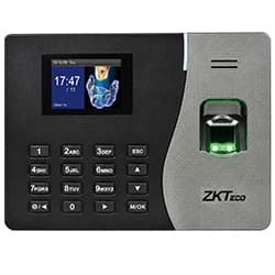 Leitor Biométrico Zkteco K14 Preto / Prata