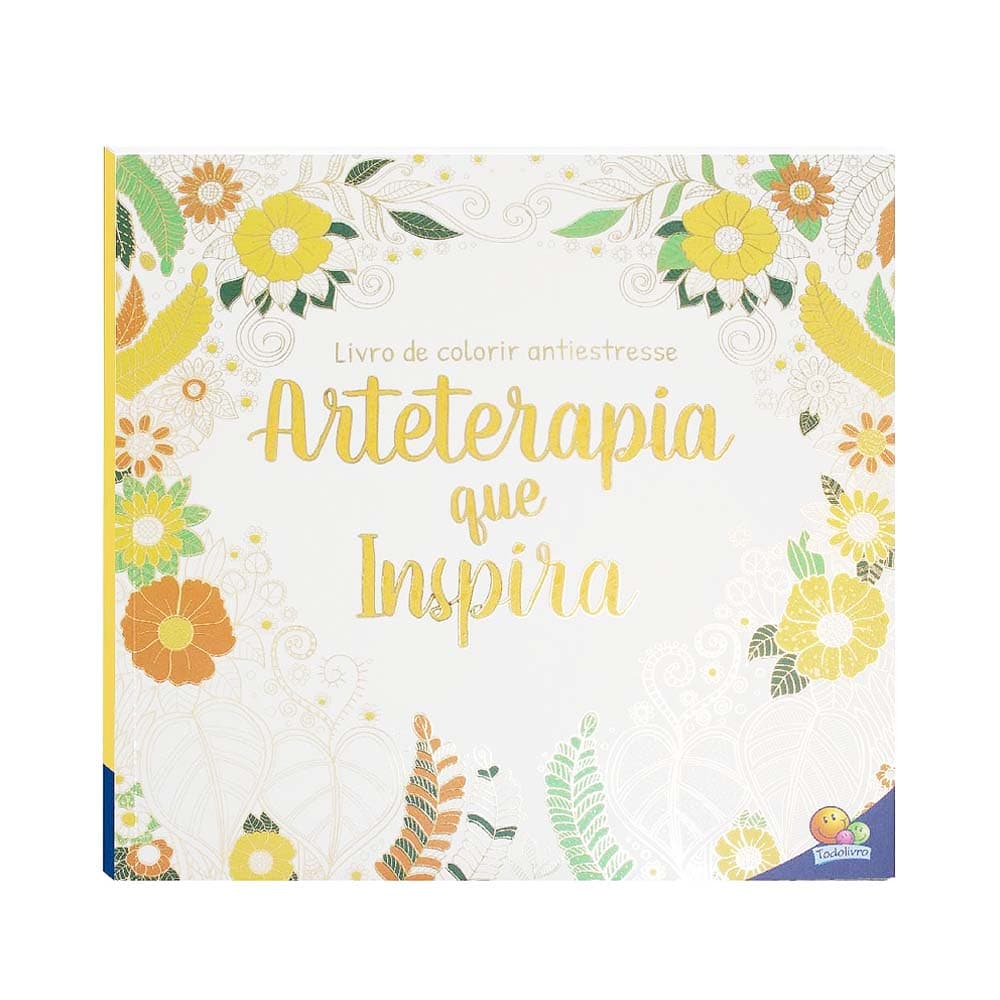 Livro para Colorir Todolivro Antiestresse Arteterapia Inspira 48 Folhas
