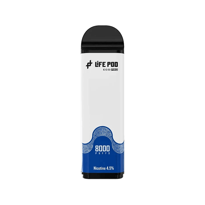 Life Pod Vaper Descartável Eco Cartridge 8000 Puff Mentol