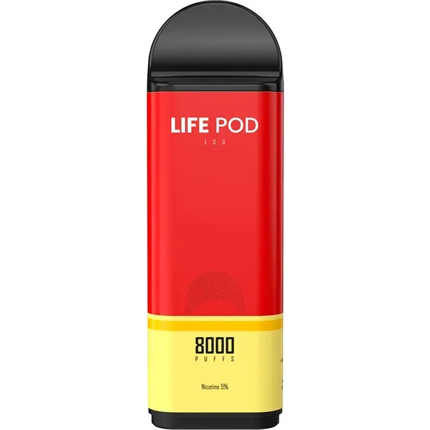 Vape Desechable Life Pod Eco Pro 8000 Puffs Strawberry Banana