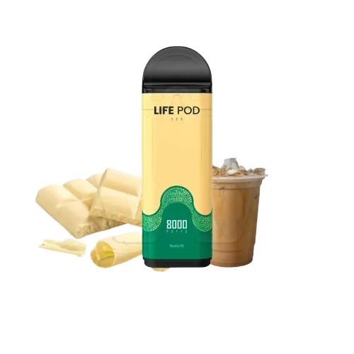 Vape Life Pod Eco 2 Cartridge 10K White Mocha Ice 2%