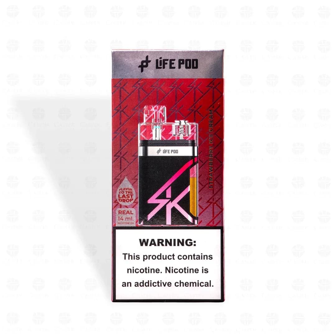 Vape Life Pod Sk Kit Strawberry Ice Cream