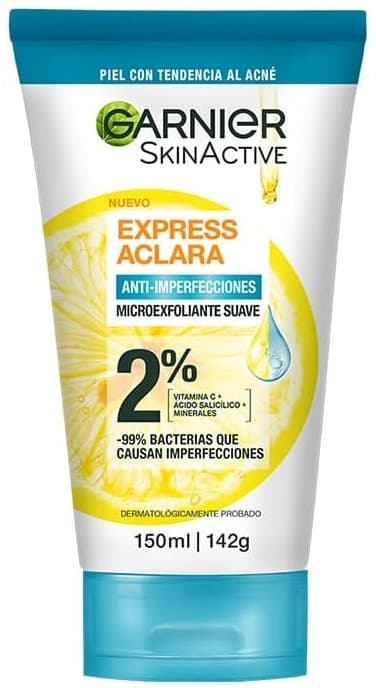 Limpador Esfoliante Garnier Express Aclara Anti-imperfeições 150mL