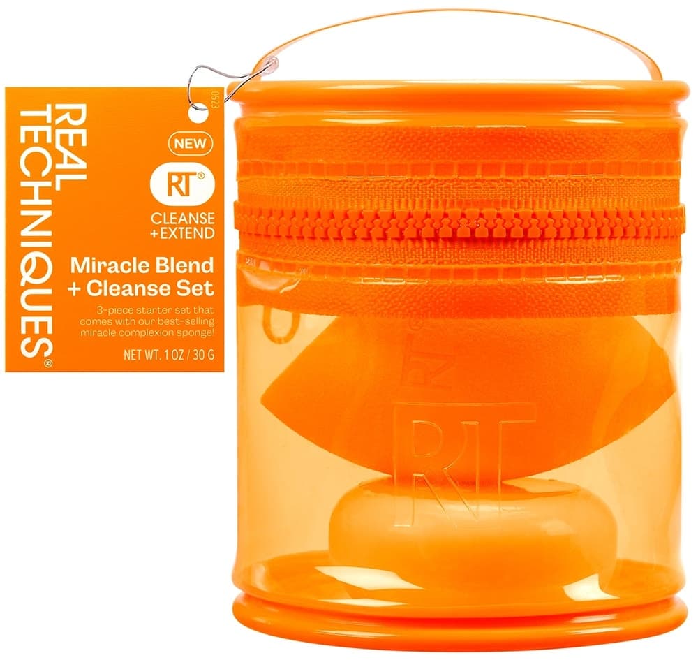 Limpador Esponja Real Techniques Miracle Blend+Cleanse (2 Peças)
