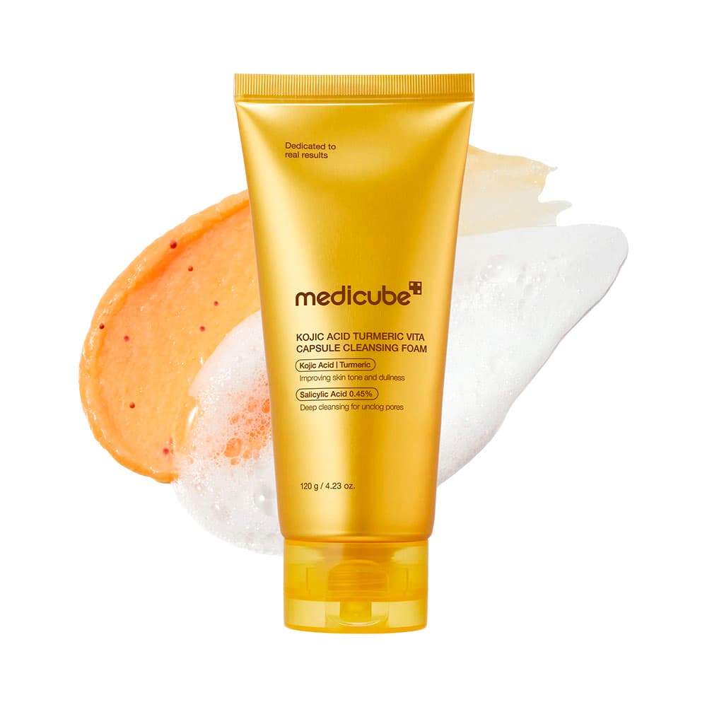 Espuma de Limpeza Facial Medicube Kojic Acid Turmeric Vita Capsule 120G