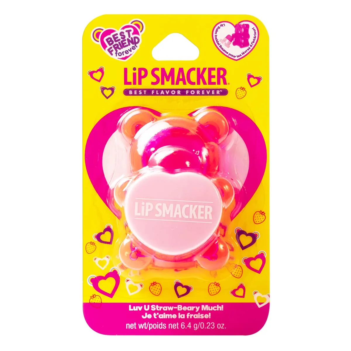 Bálsamo Labial Lip Smacker Best Friend Straw-beary Much