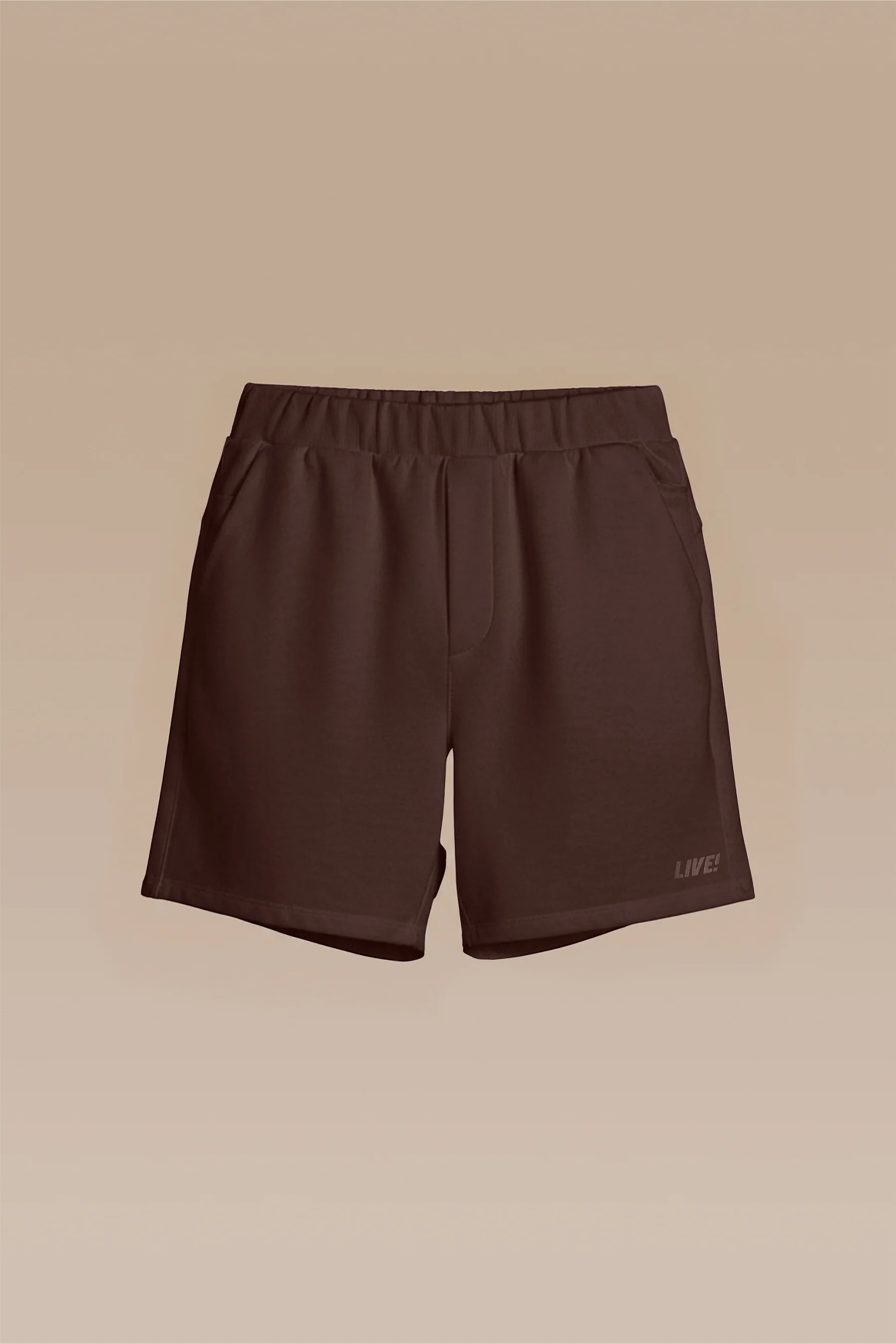 Bermuda Live Masculina Casual Active 7 P1673 Marrom Tam. G