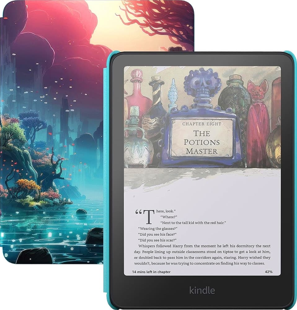 Leitor Digital Amazon Kindle Colorsoft Kids 7" 16GB (12ª Geração) - Fantasy River