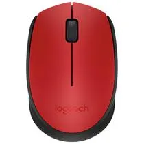 Mouse Sem Fio Logitech M170 910-004941 Vermelho/Preto