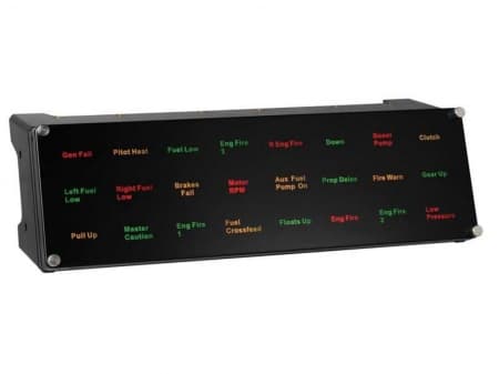 Painel de Controle Retroiluminado Saitek Pro Flight Bip Goo-Scb43204