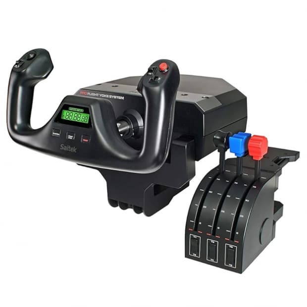 Joystick de Voo Logitech Saitek Pro Flight Yoke 945-000023