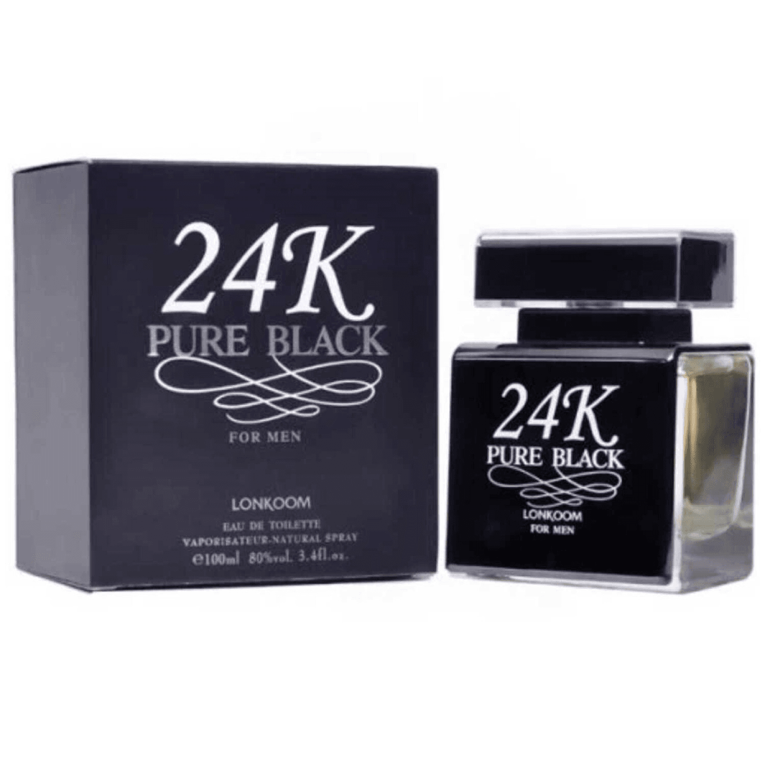 Perfume Lonkoom 24K Pure Black Eau de Toilette 100ml