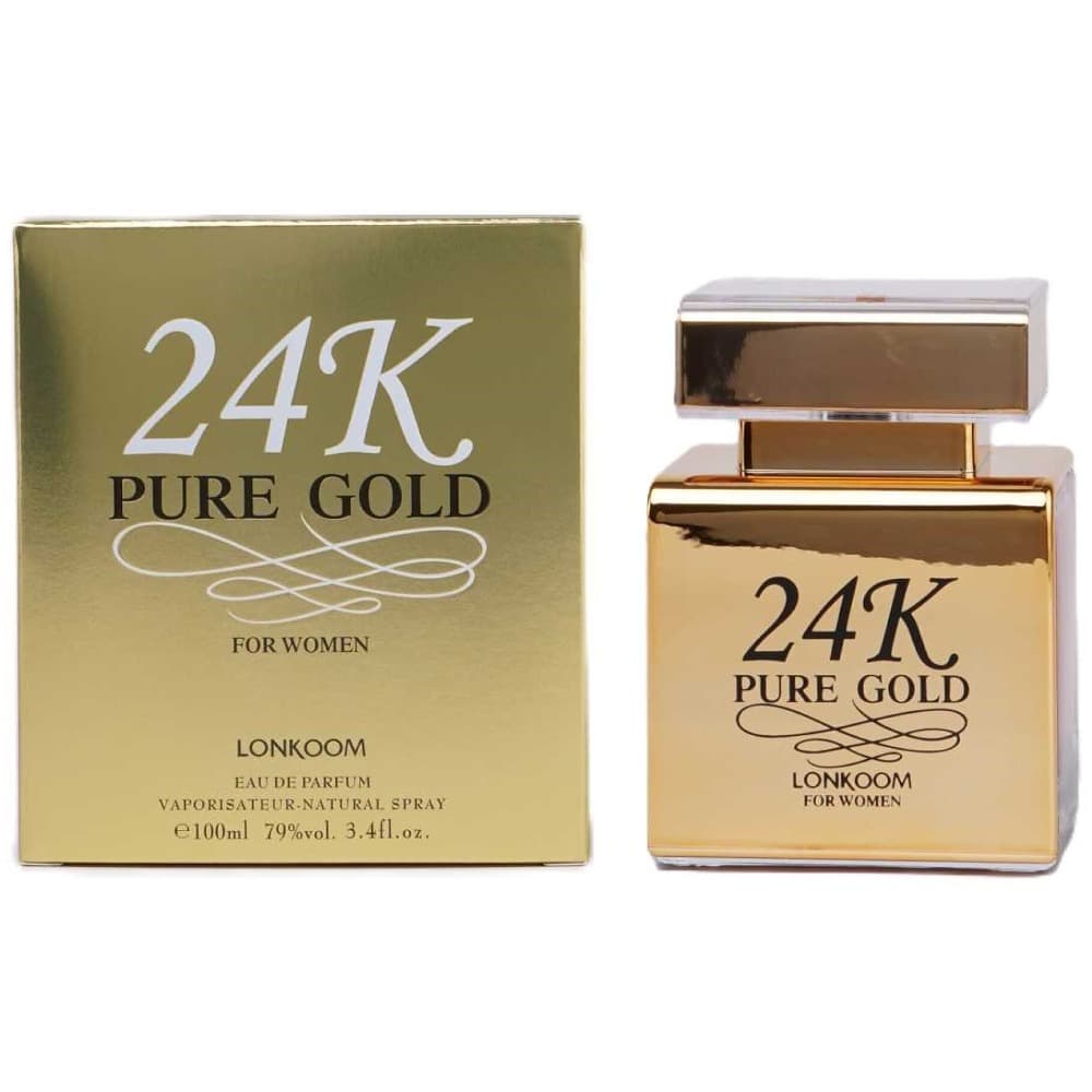 Perfume Lonkoom 24K Pure Gold Eau de Parfum 100ml
