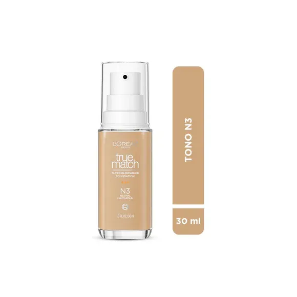 Base Líquida L'Oréal True Match N3 Creamy Beige