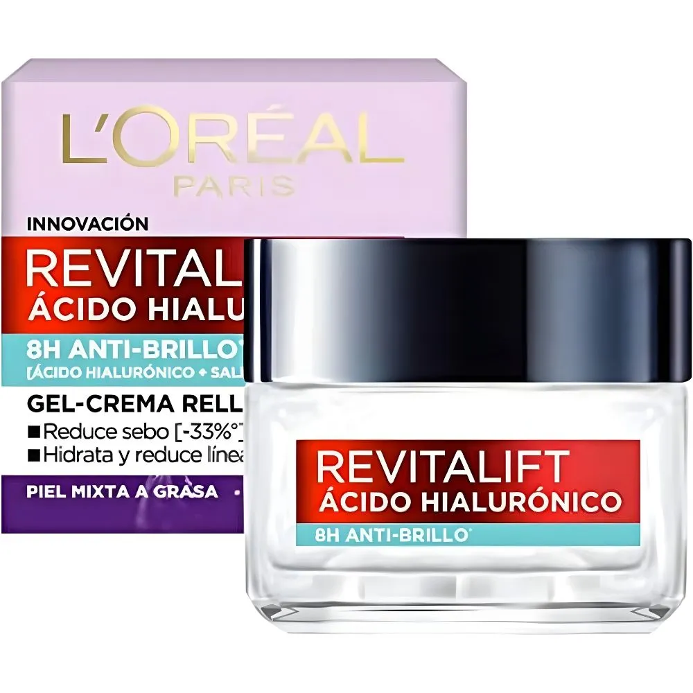 Gel Hidratante L'Oréal Revitalift Ácido Hialurônico 50 Ml