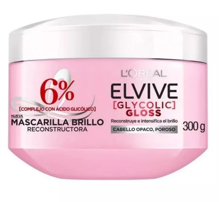 Máscara Capilar L'Oréal Elvive Glycolic Gloss 300GR