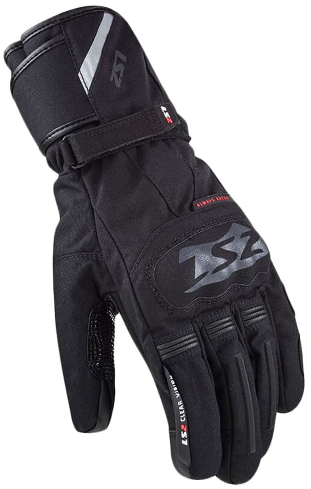Luva para Moto Ls2 Snow Man 70100W0112XXL - Preto Xxl