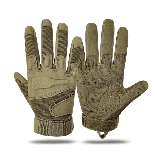 Luvas Táticas para Motocicleta de Dedo Completo Geral Sp59002 Tamanho 2XL Verde Escuro