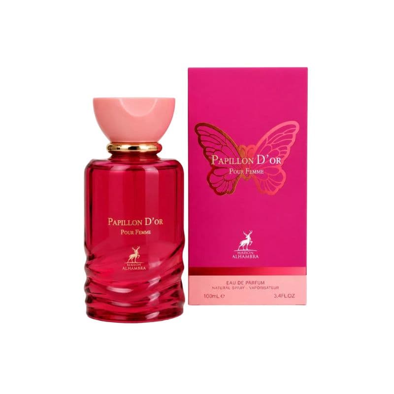 Perfume Maison Alhambra Papillon Dor Pour Femme Eau de Parfum 100ml