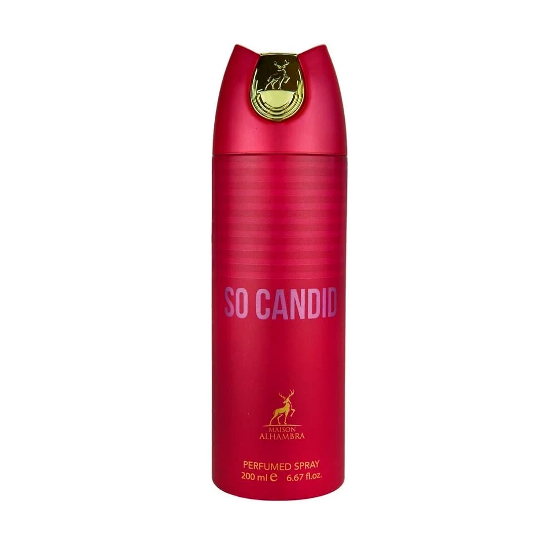 Perfume Maison Alhambra So Candid Rouge Desodorante 200ml