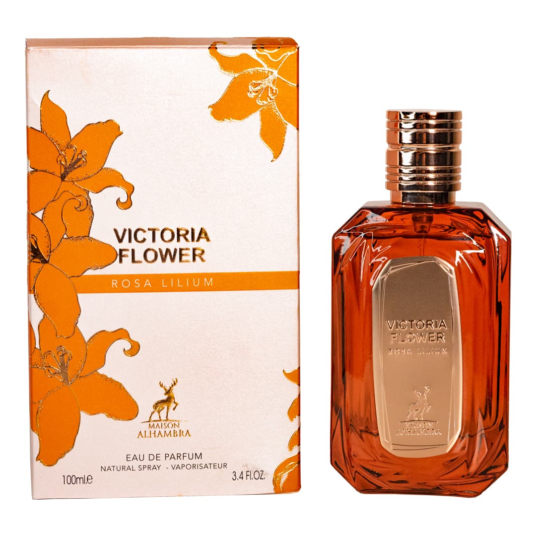 Perfume Maison Alhambra Victoria Flower Rosa Lilium Eau de Parfum 100ml