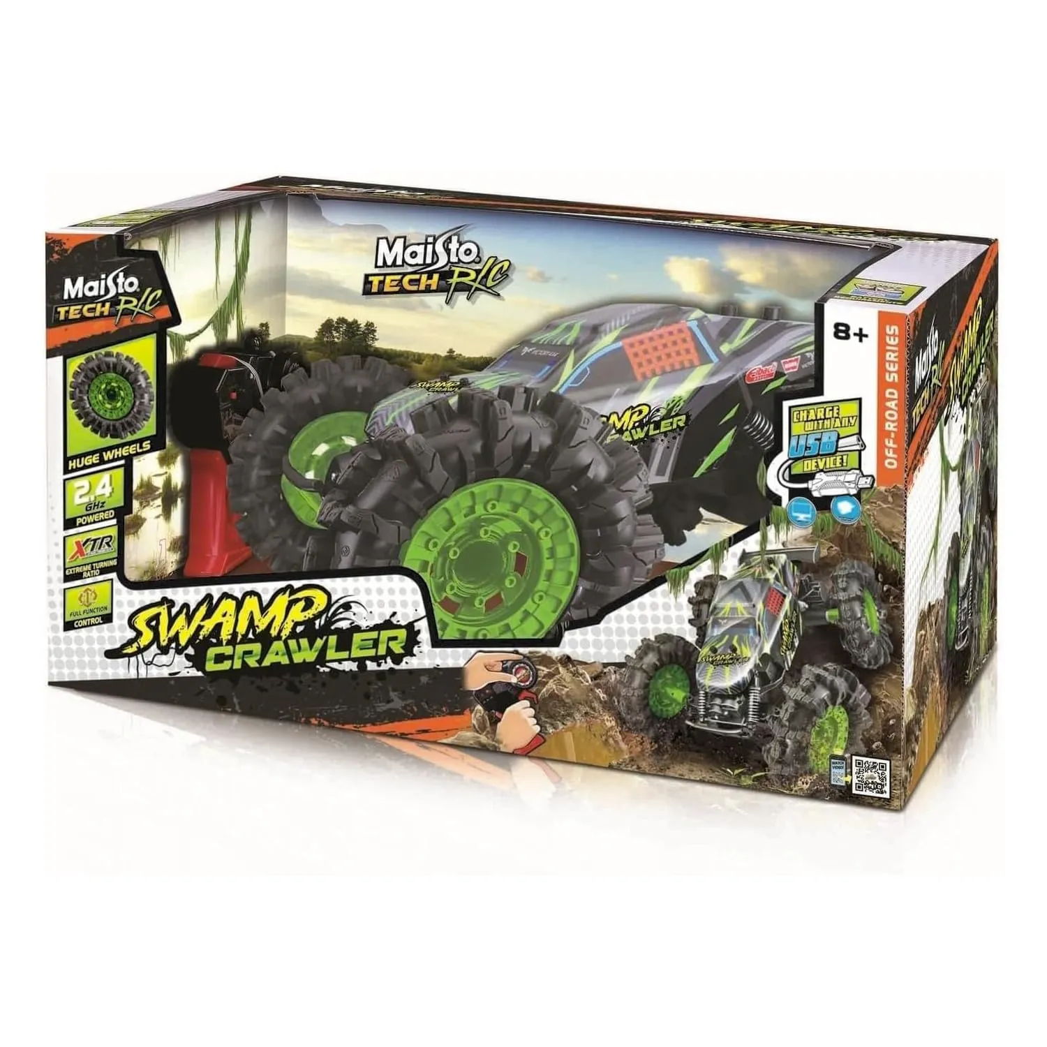 Carro de Controle Remoto Maisto Swamp Crawler