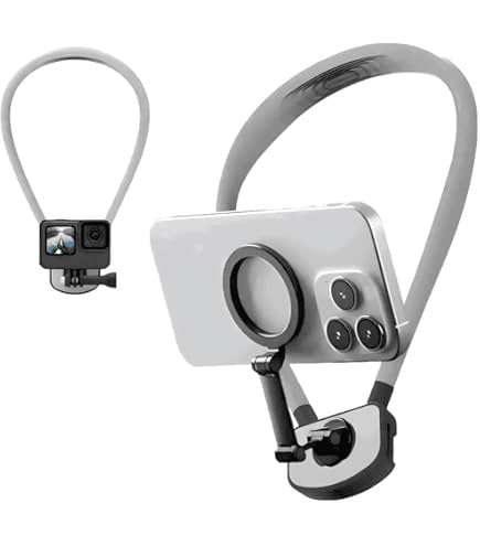 Suporte para Celular Mamen Sx-P05 Magnético Anti-vibração Cinza