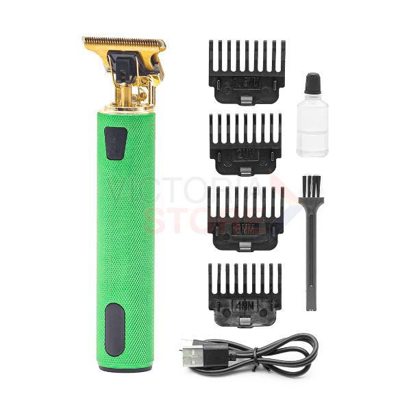 Máquina de Cortar Cabelo Daling Dl-1095 Bivolt Verde