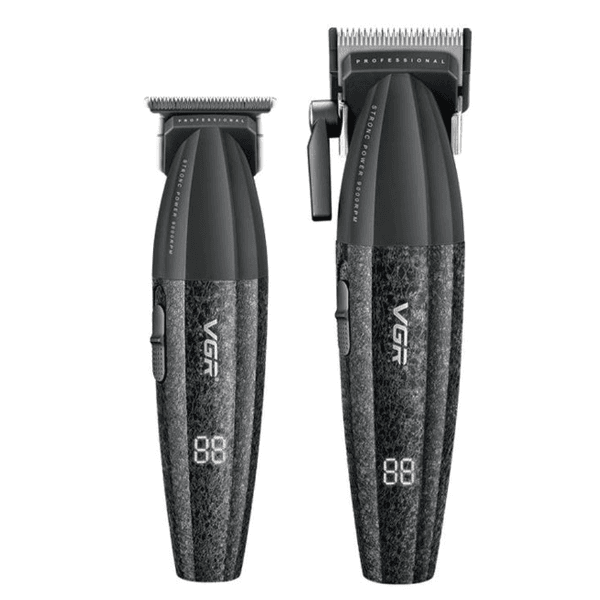 Máquina de Cortar Cabelo Voyager V-640 9000RPM Recarregável Preto