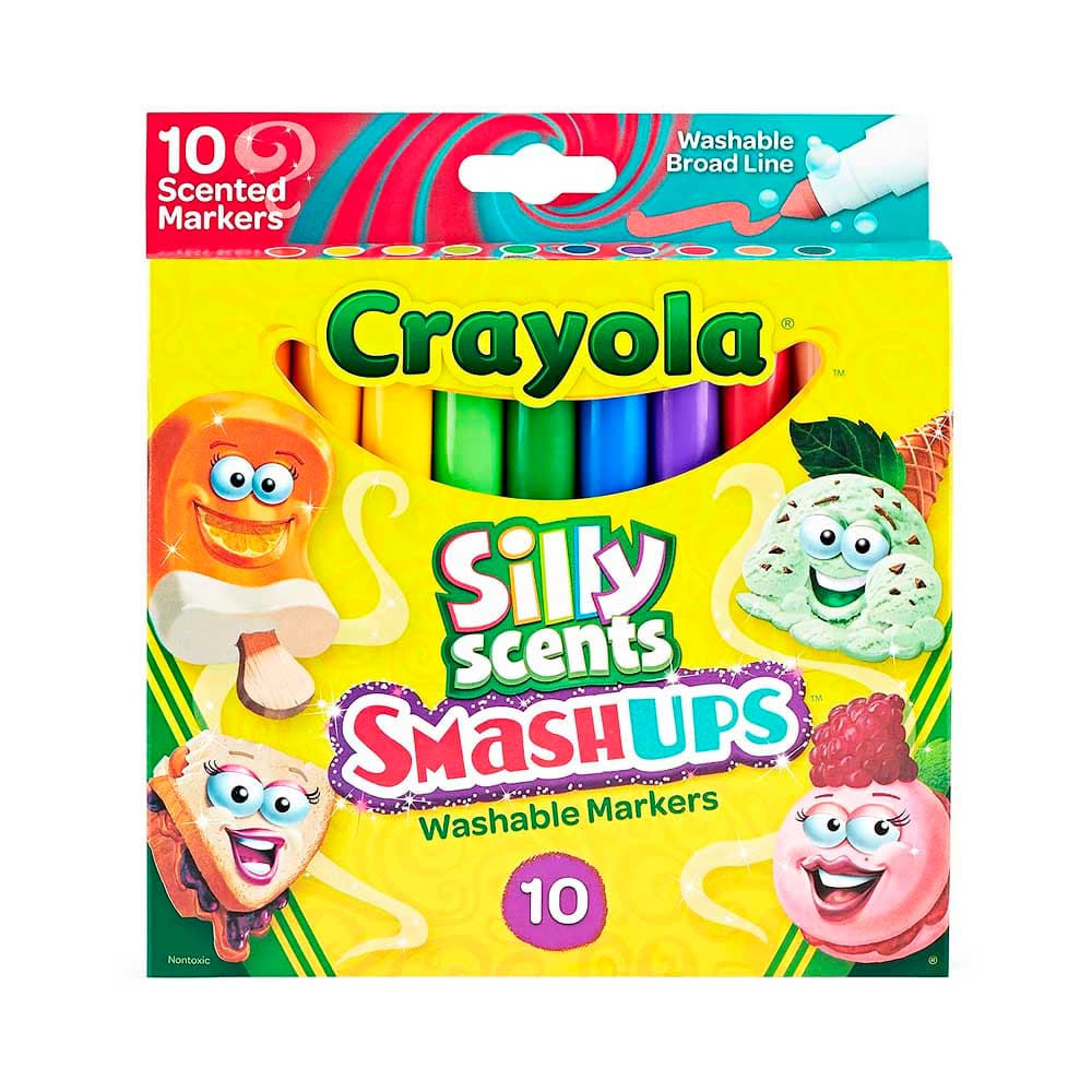 Marcador Crayola Silly Scents Smashups 10 Unidades