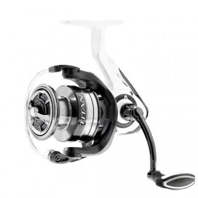 Carretilha de Pesca Marine Titan 1000 7 Rol 5.2:1 Preto/Branco