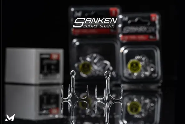 Anzol Garatéia Marine Sanken Short Shank 3X 1/0 C/30