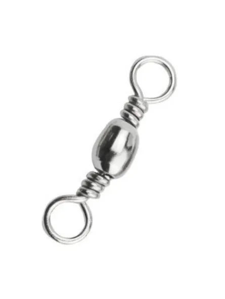 Girador Marine Latão Barril Swivel Ct 3/0 com 25 Peças Niquelado
